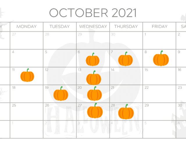 10月の営業日程